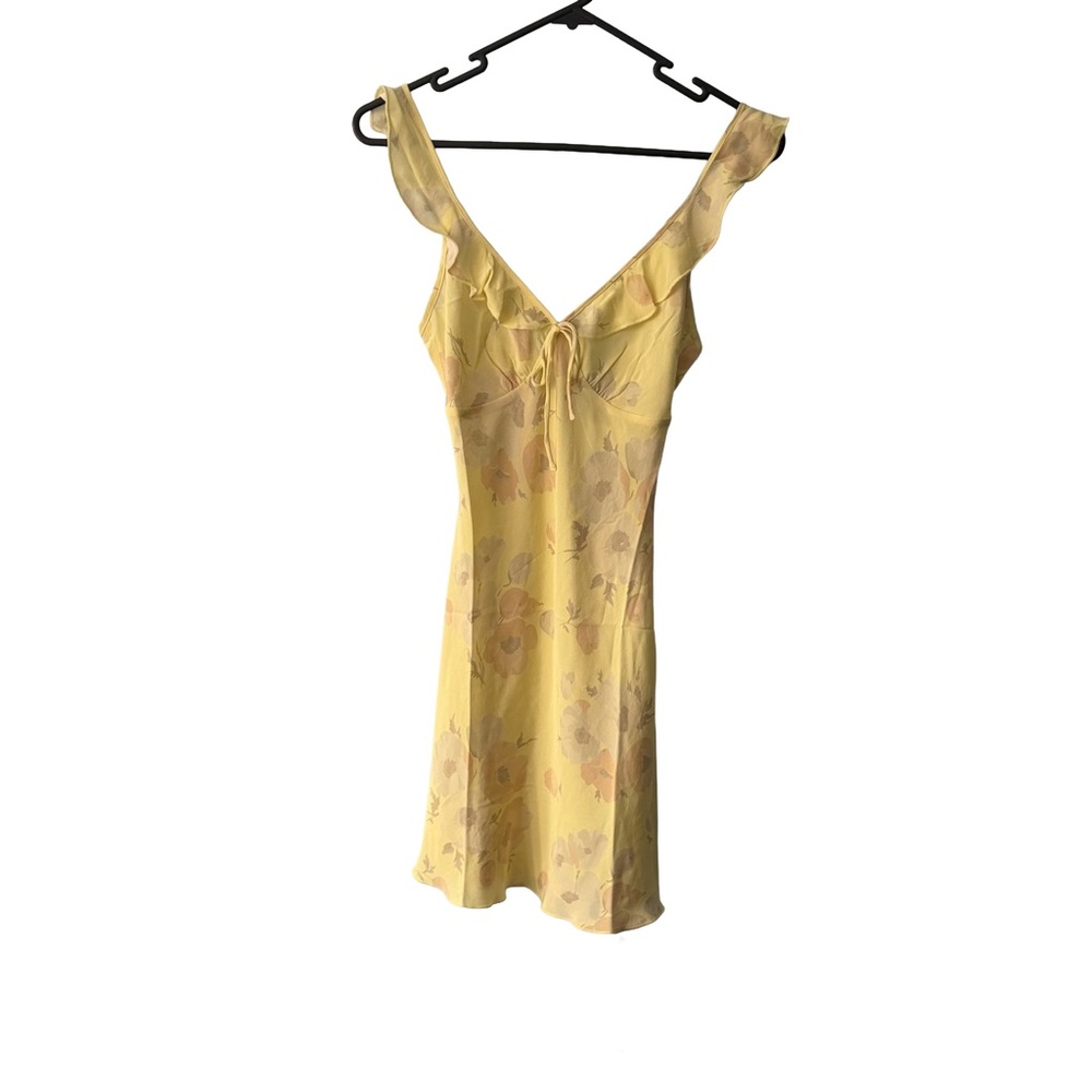 [SOLD] NWT Réalisation Par THE HAZEL in ZINNIA Size XXS silk mini dress bias cut